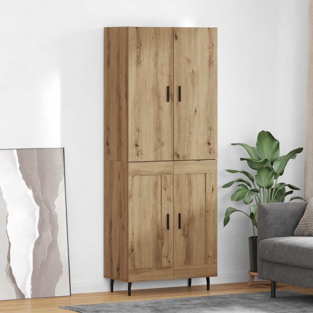Highboard 2 stk. Artisan Egetræ 69,5 x 34 x 180 cm