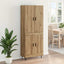 Highboard 2 stk. Artisan Egetræ 69,5 x 34 x 180 cm
