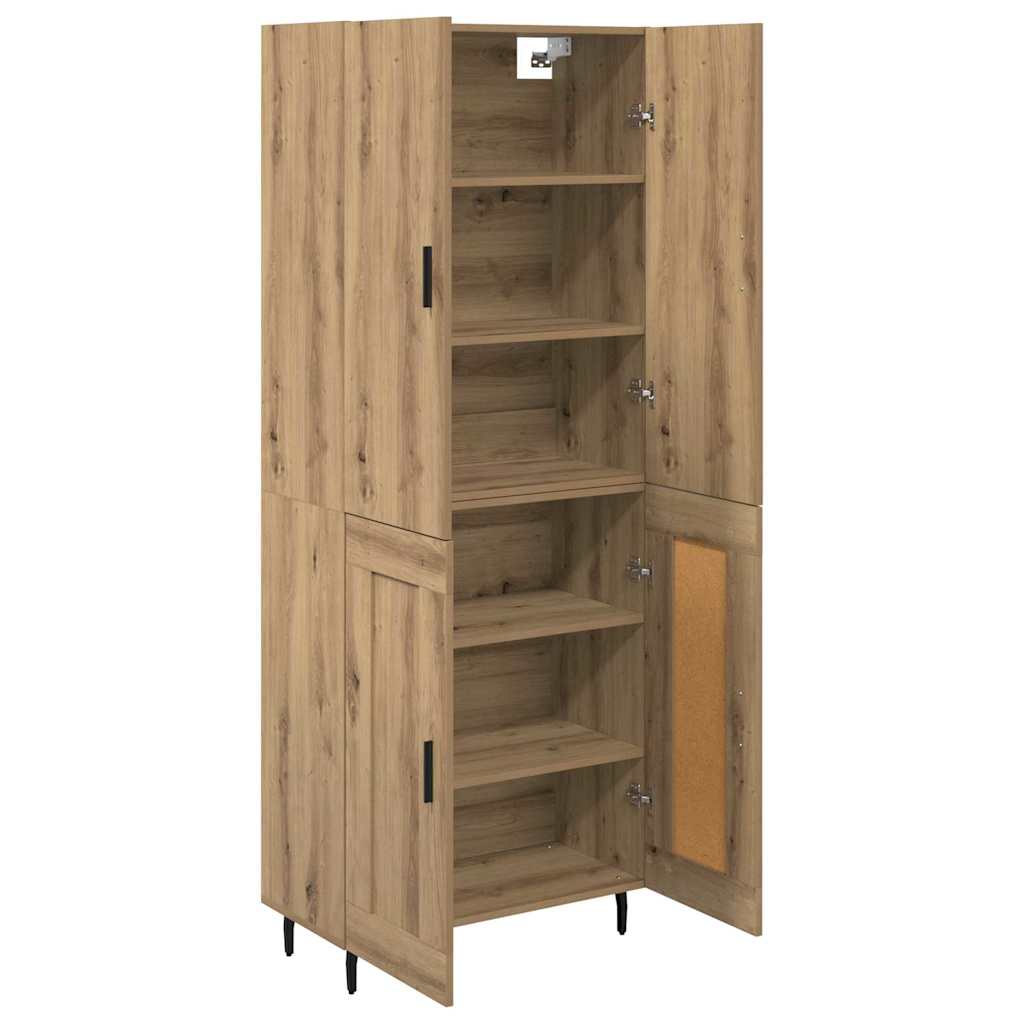 Highboard 2 stk. Artisan Egetræ 69,5 x 34 x 180 cm