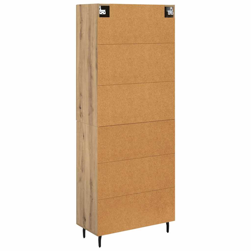 Highboard 2 stk. Artisan Egetræ 69,5 x 34 x 180 cm