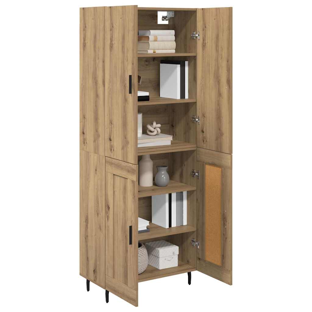 Highboard 2 stk. Artisan Egetræ 69,5 x 34 x 180 cm