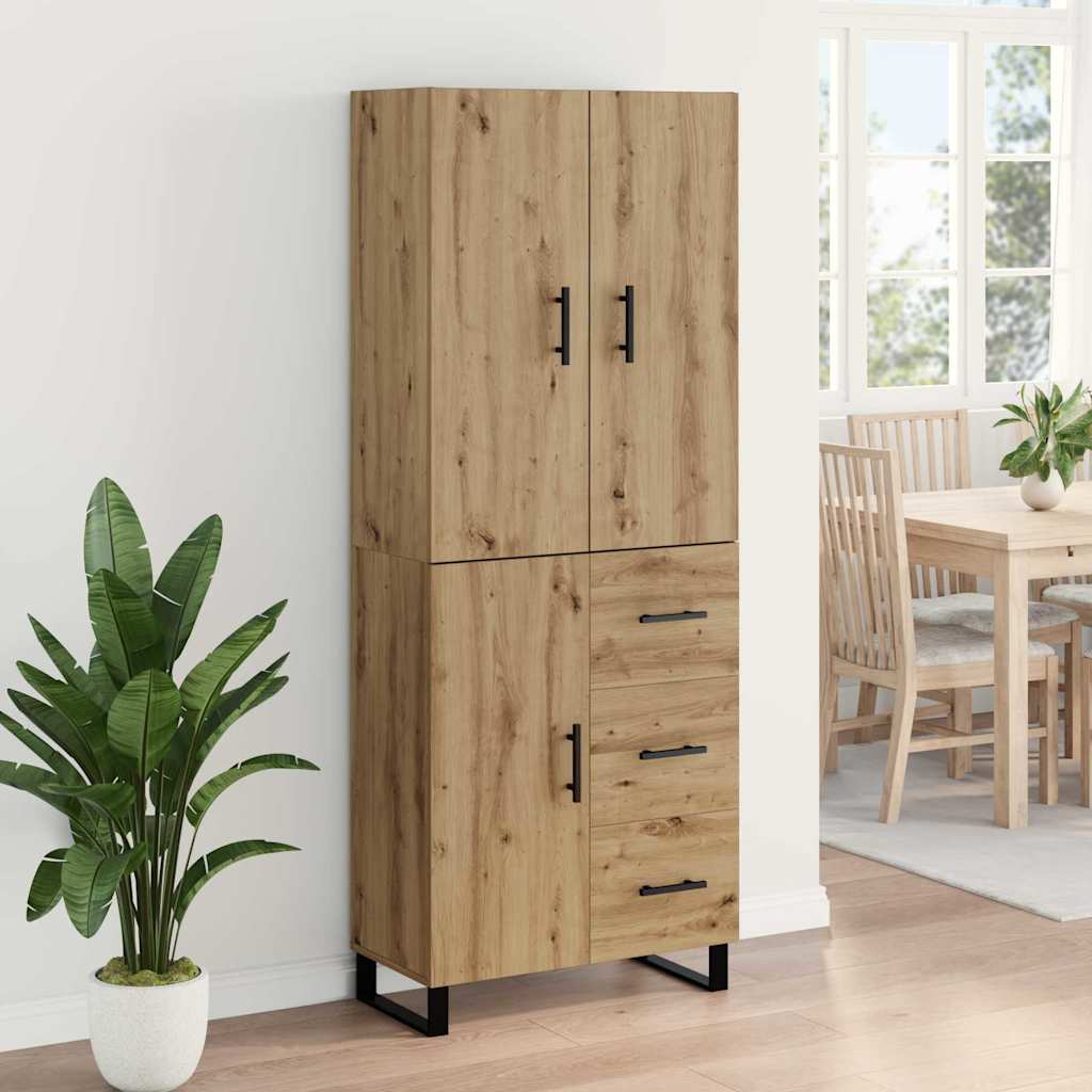 Highboard 2 pcs Artisan Egetræ 69,5 x 34 x 180 cm