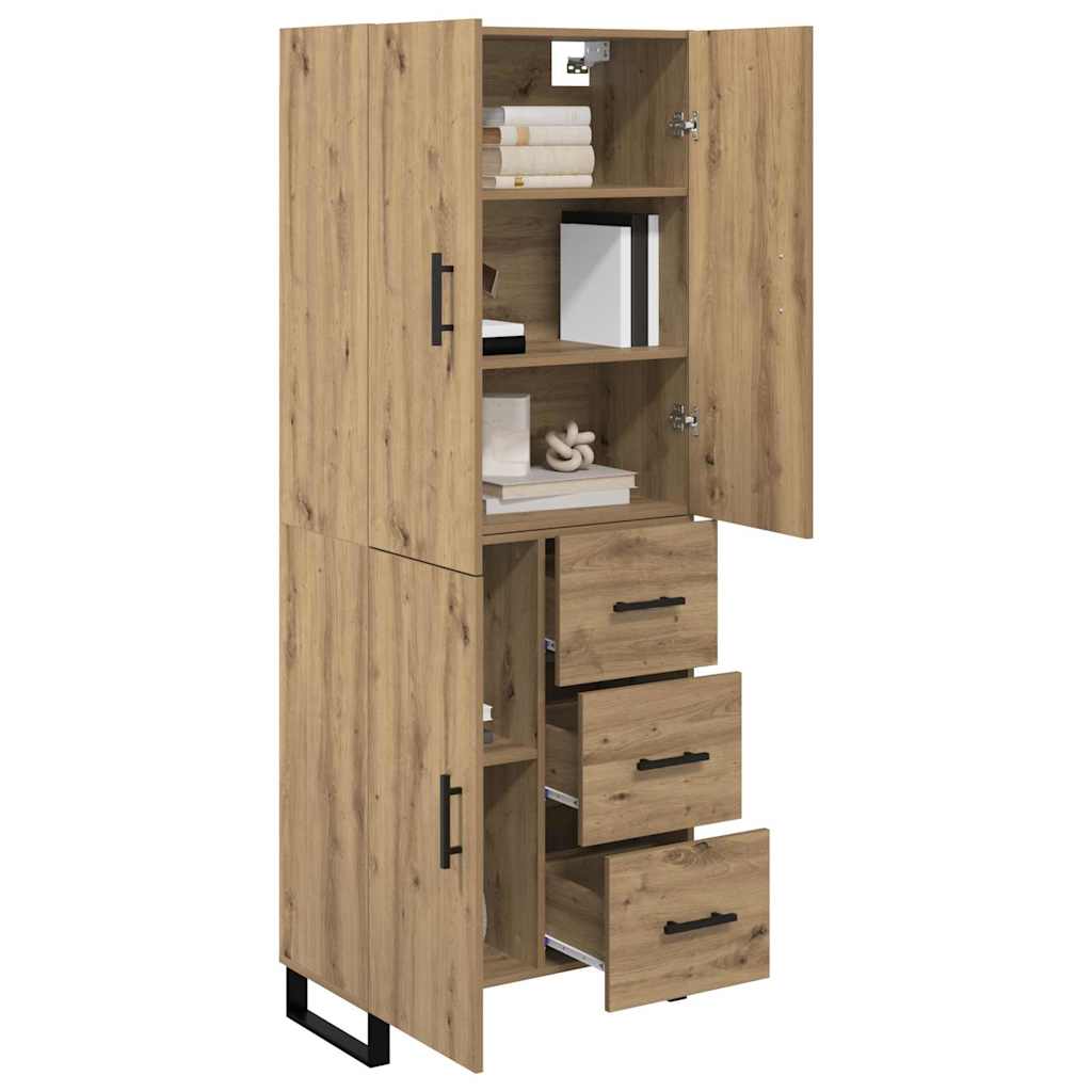Highboard 2 pcs Artisan Egetræ 69,5 x 34 x 180 cm