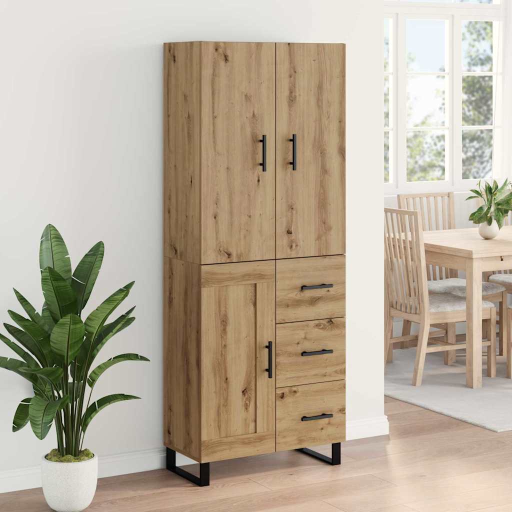 Highboard 2 pcs Artisan Egetræ 69,5 x 34 x 180 cm