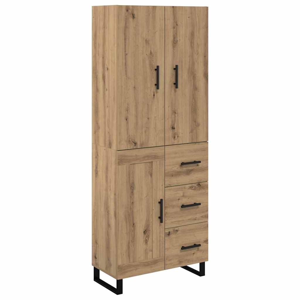 Highboard 2 pcs Artisan Egetræ 69,5 x 34 x 180 cm