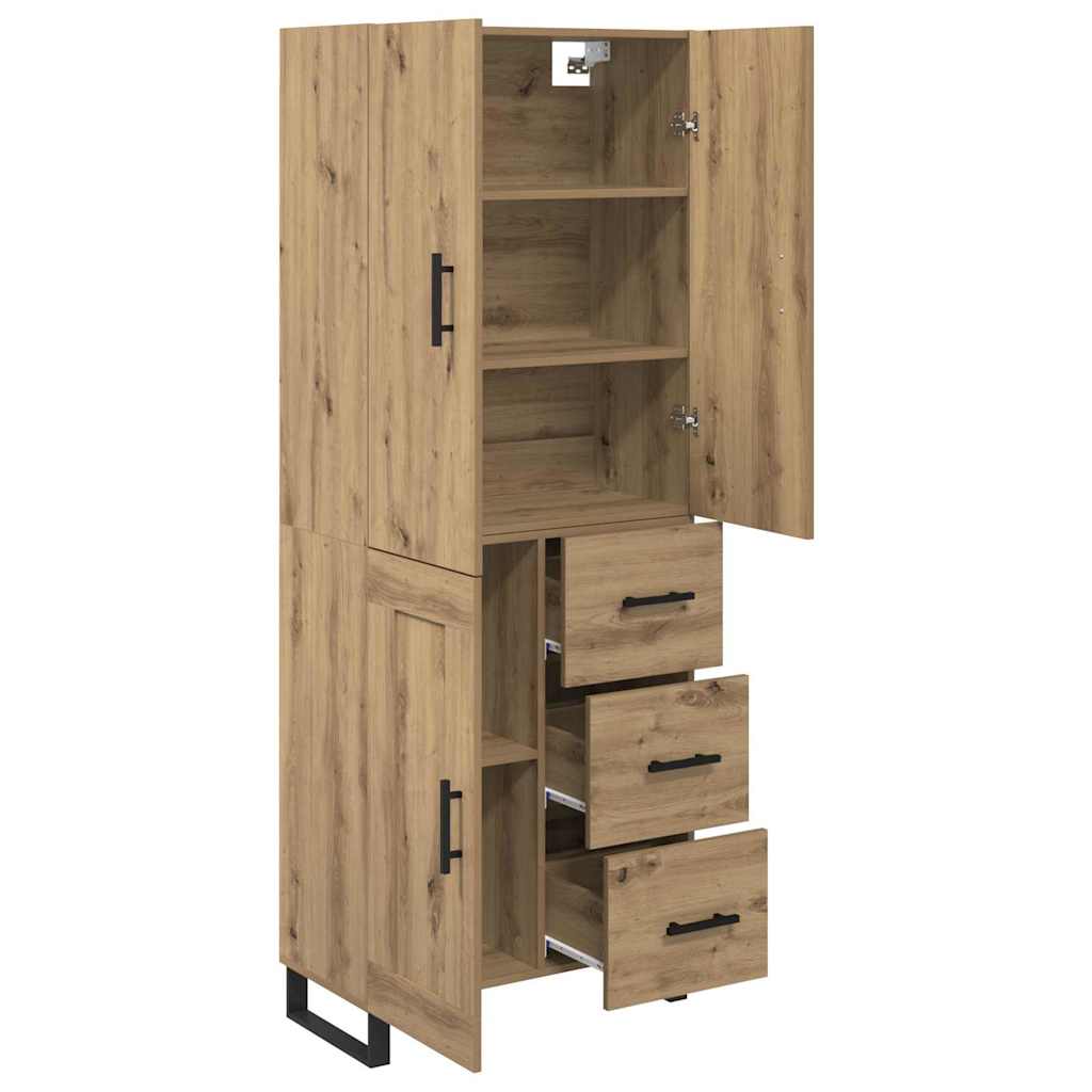 Highboard 2 pcs Artisan Egetræ 69,5 x 34 x 180 cm