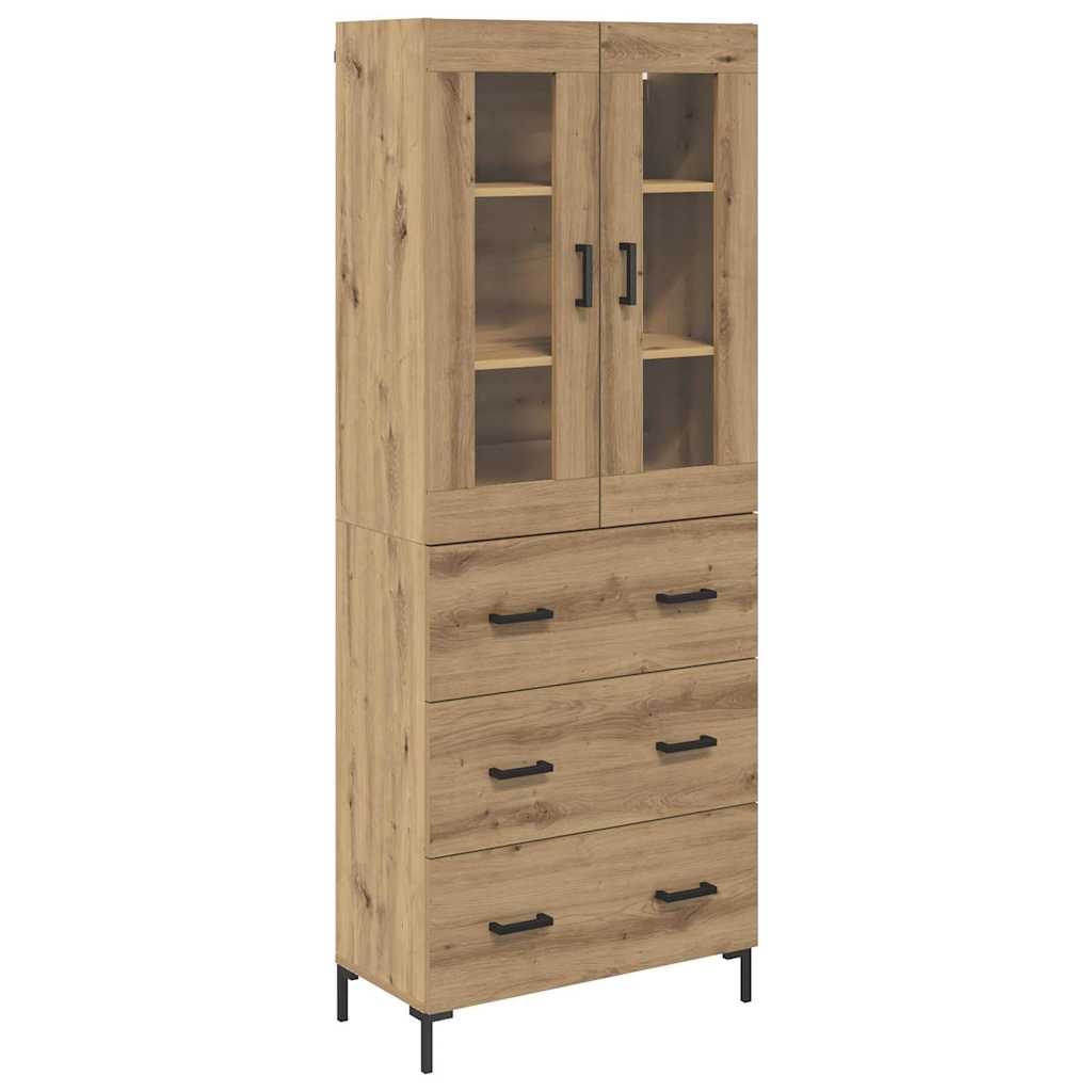 Highboard 2 pcs Artisan Egetræ 69,5 x 34 x 180 cm