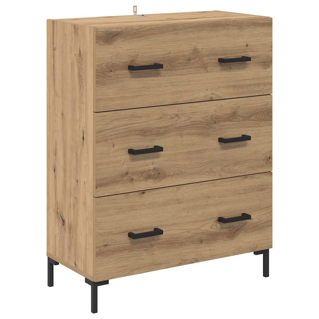 Highboard 2 pcs Artisan Egetræ 69,5 x 34 x 180 cm