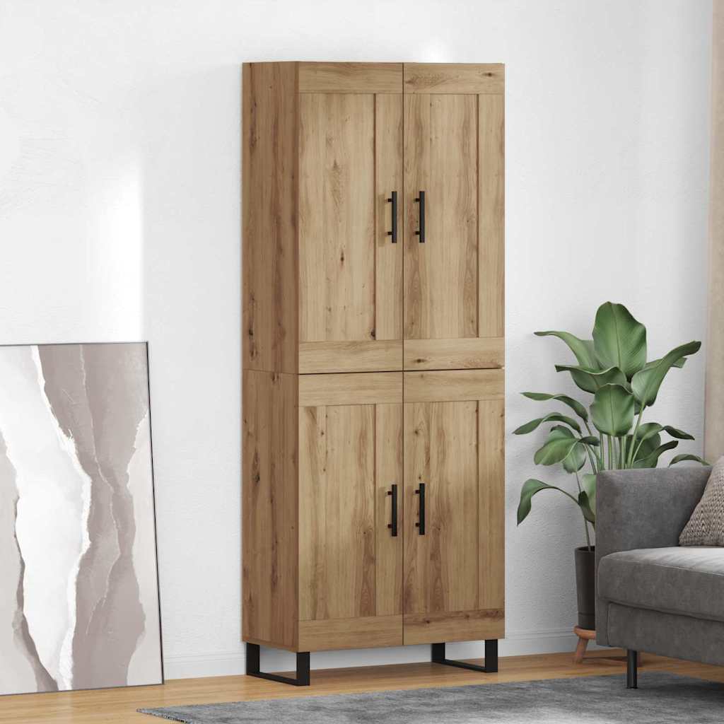 Highboard 2 pcs Artisan Egetræ 69,5 x 34 x 180 cm