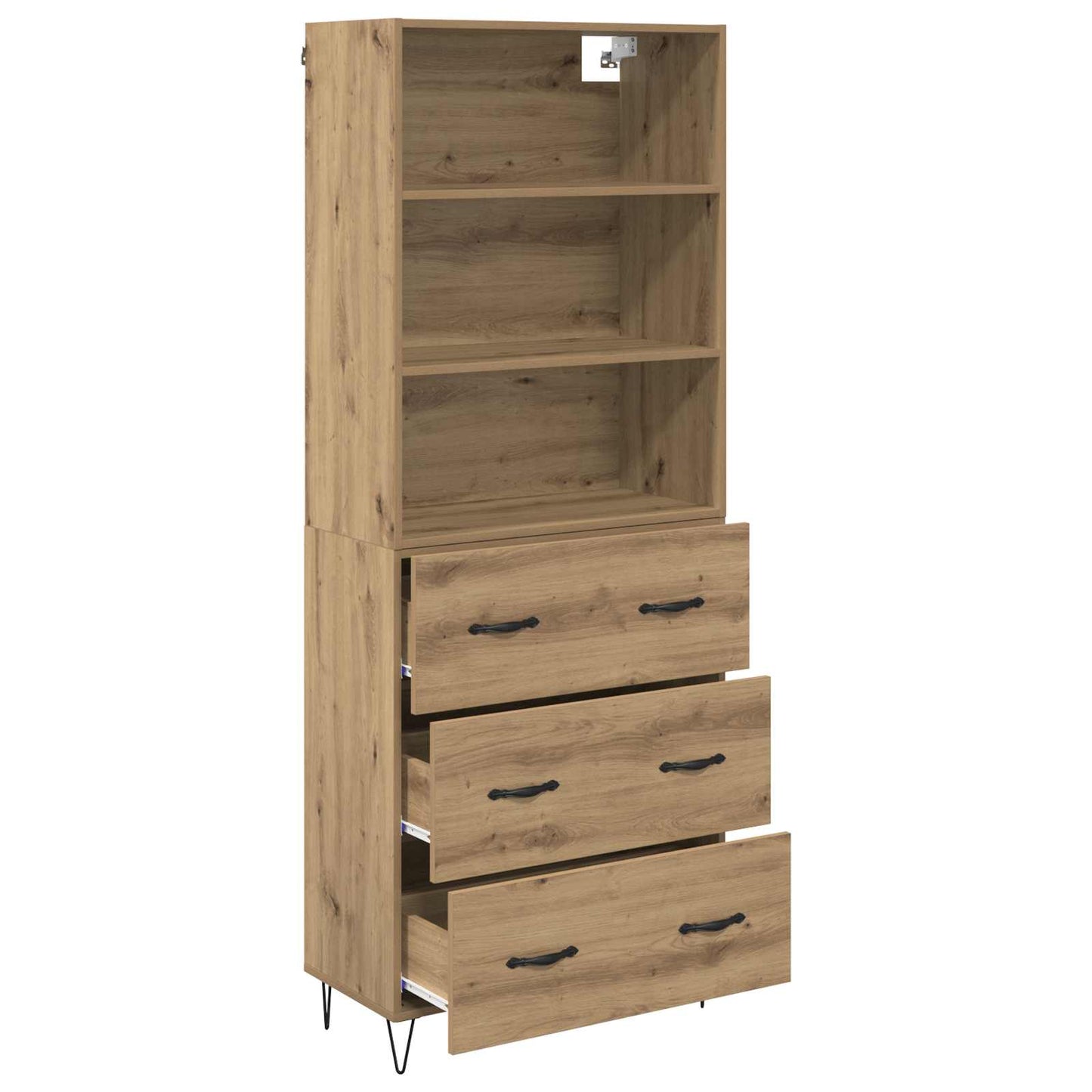 Highboard 2 pcs Artisan Egetræ 69,5 x 34 x 180 cm