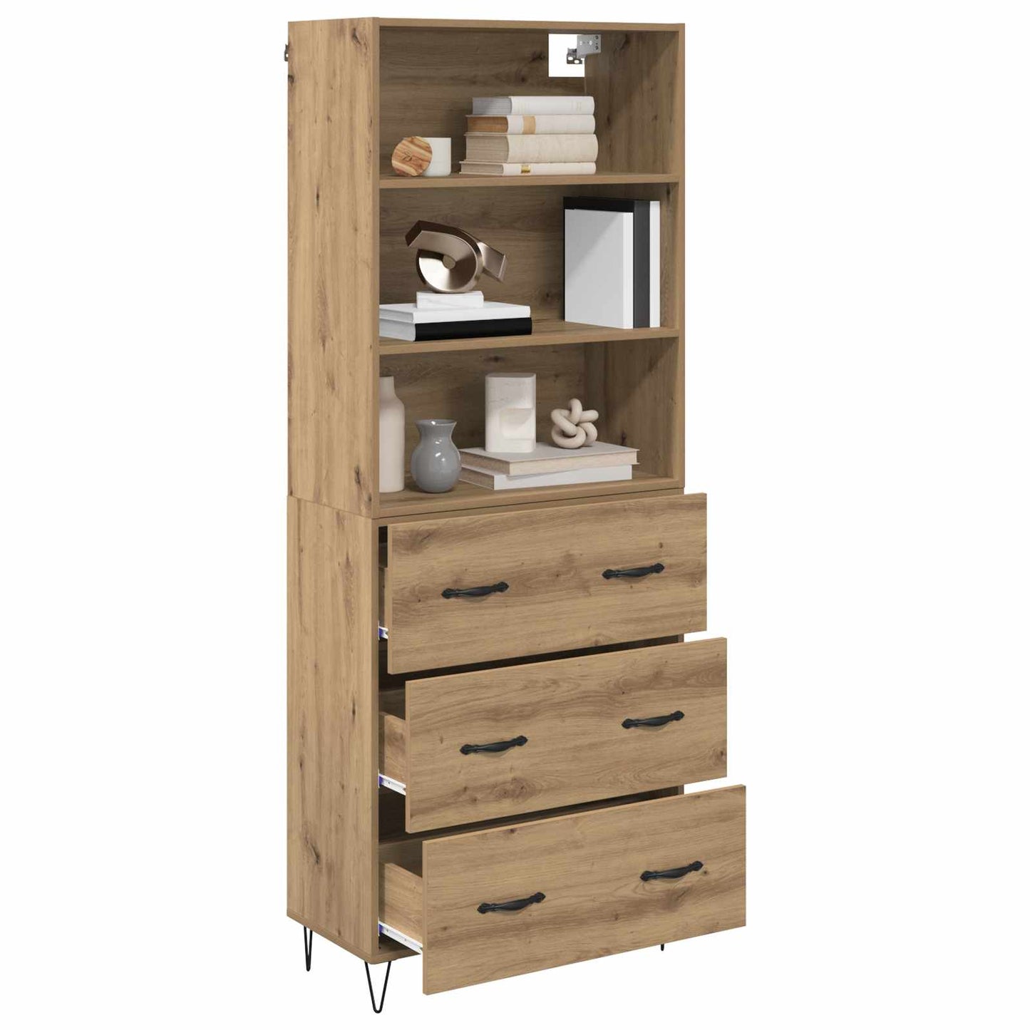 Highboard 2 pcs Artisan Egetræ 69,5 x 34 x 180 cm