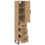 Highboard Artisan Egetræ 34,5 x 34 x 180 cm Konstrueret træ