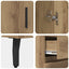 Highboard 2 stk. Artisan Egetræ 69,5 x 34 x 180 cm