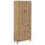 Highboard 2 stk. Artisan Egetræ 69,5 x 34 x 180 cm