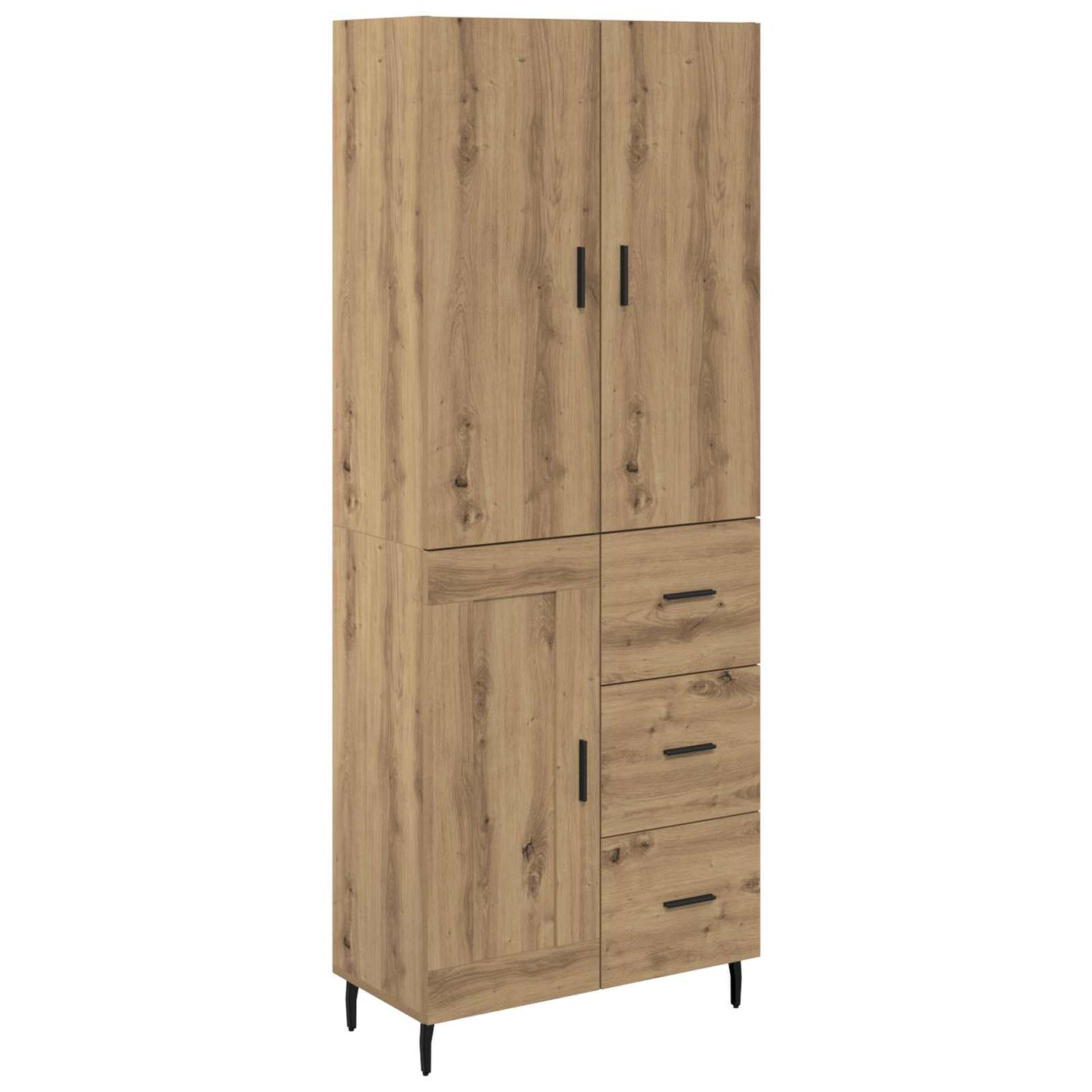 Highboard 2 stk. Artisan Egetræ 69,5 x 34 x 180 cm