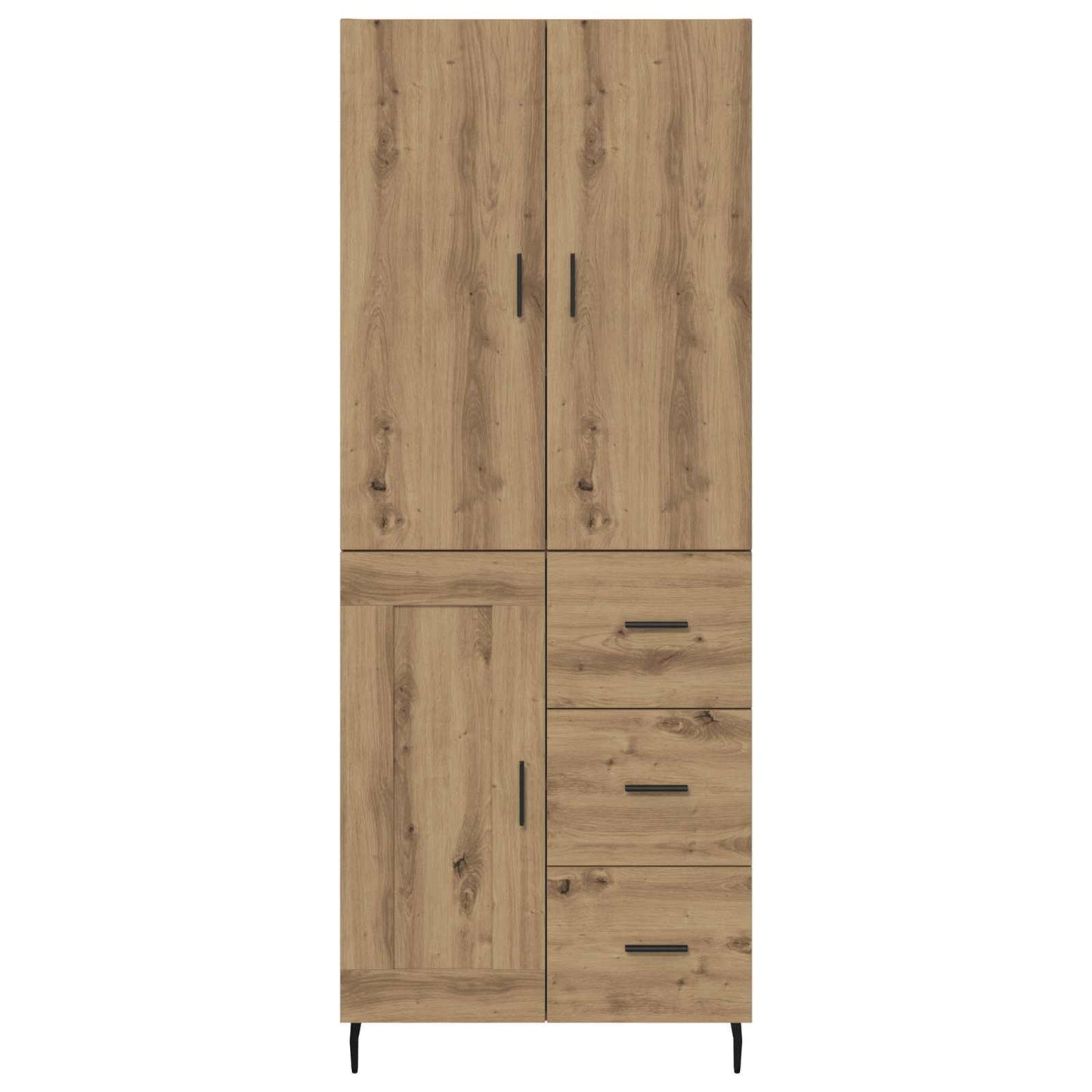 Highboard 2 stk. Artisan Egetræ 69,5 x 34 x 180 cm