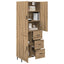 Highboard 2 stk. Artisan Egetræ 69,5 x 34 x 180 cm