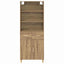 Highboard Artisan Egetræ 69,5 x 34 x 180 cm Konstrueret træ