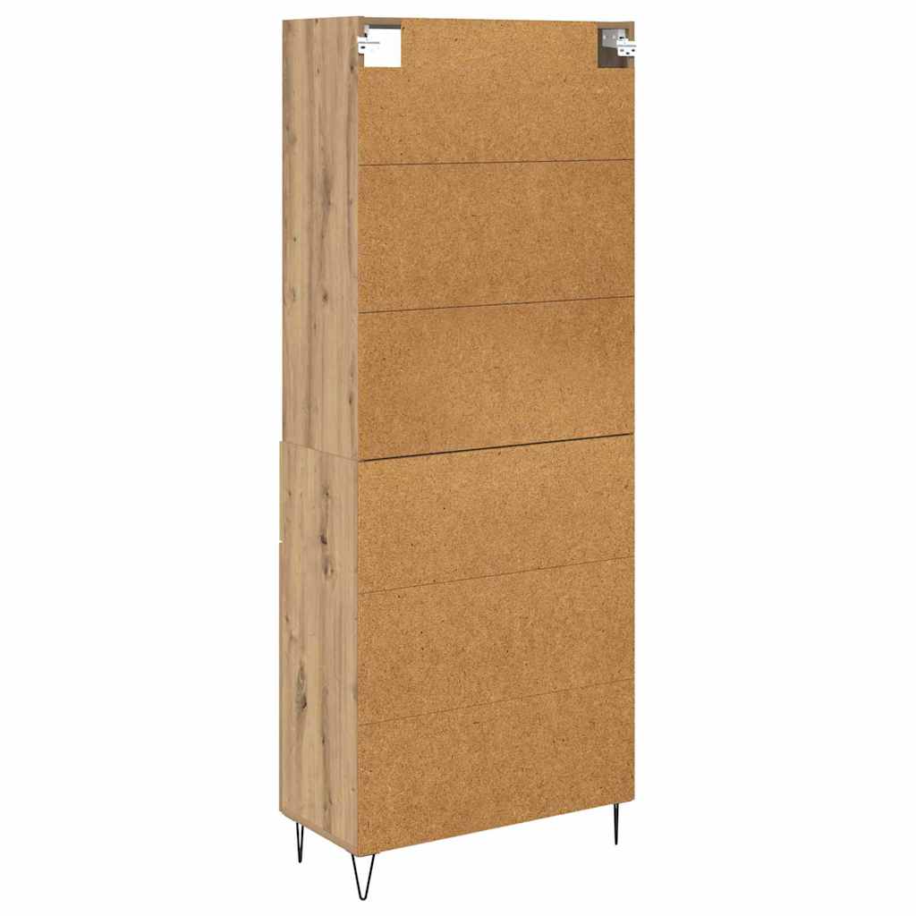 Highboard 2 pcs Artisan Egetræ 69,5 x 34 x 180 cm