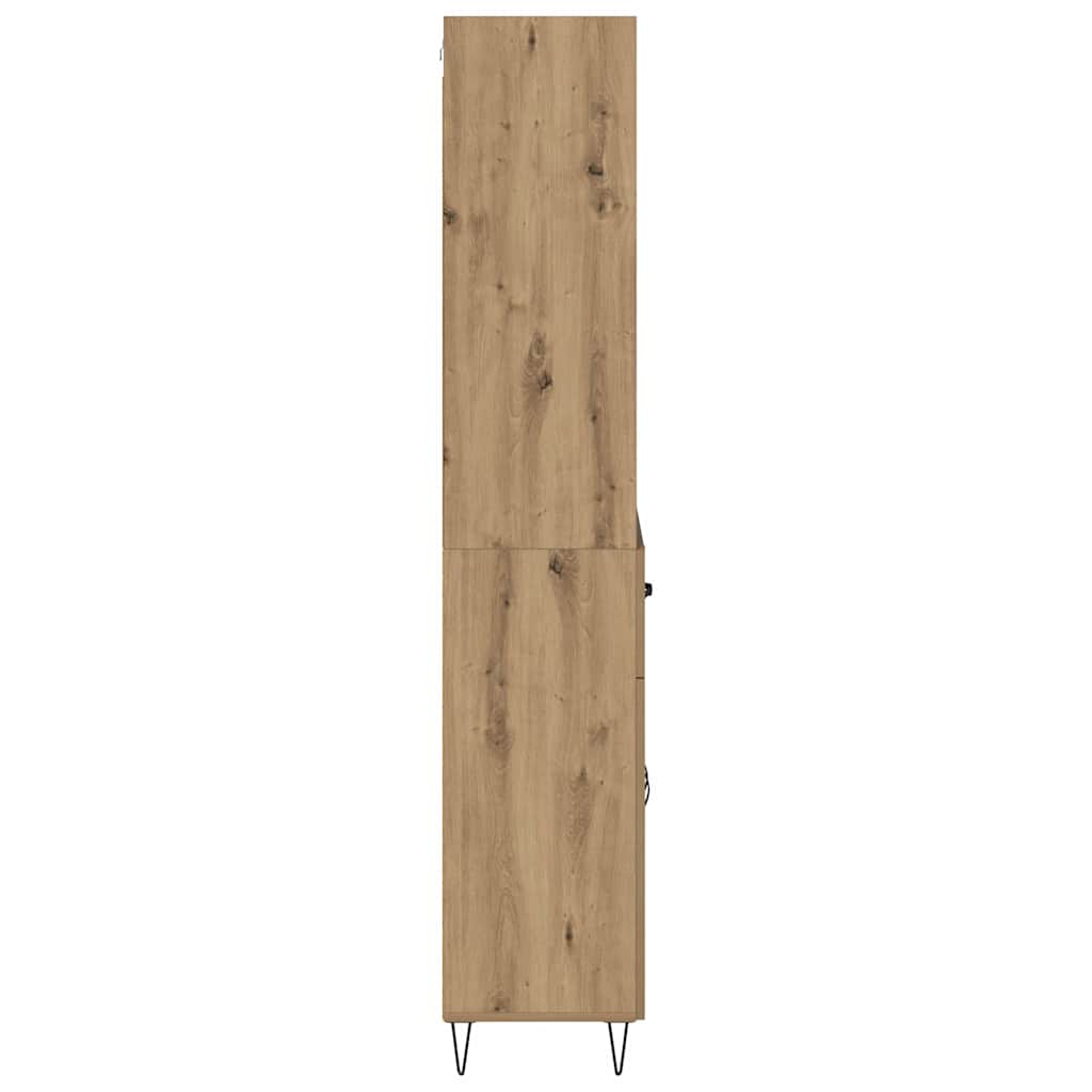 Highboard 2 pcs Artisan Egetræ 69,5 x 34 x 180 cm