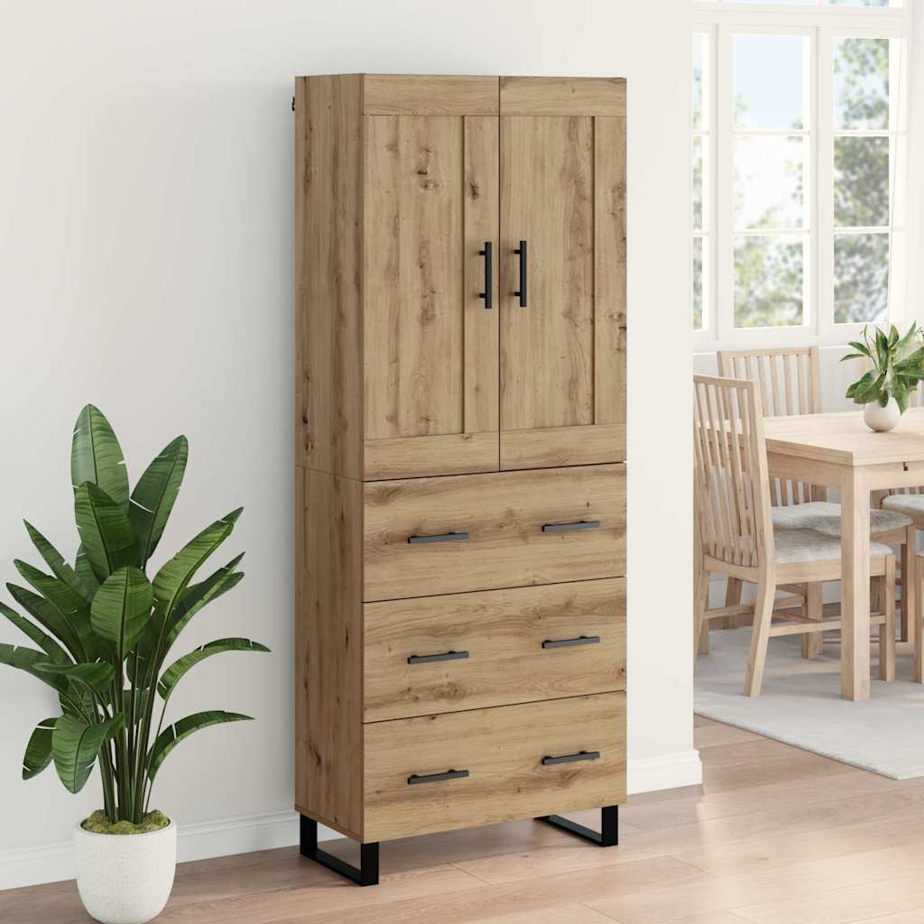 Highboard 2 pcs Artisan Egetræ 69,5 x 34 x 180 cm