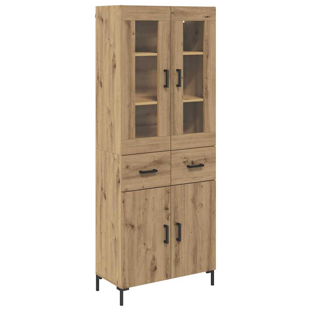 Highboard 2 pcs Artisan Egetræ 69,5 x 34 x 180 cm