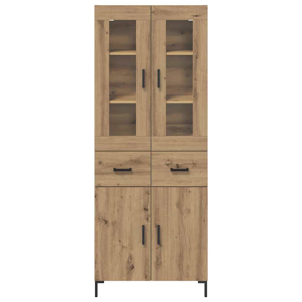 Highboard 2 pcs Artisan Egetræ 69,5 x 34 x 180 cm
