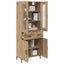 Highboard 2 pcs Artisan Egetræ 69,5 x 34 x 180 cm