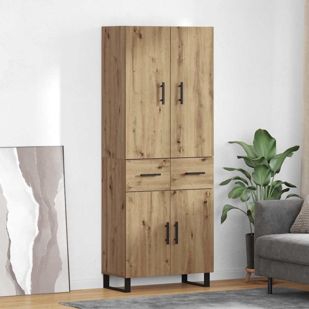 Highboard 2 pcs Artisan Egetræ 69,5 x 34 x 180 cm