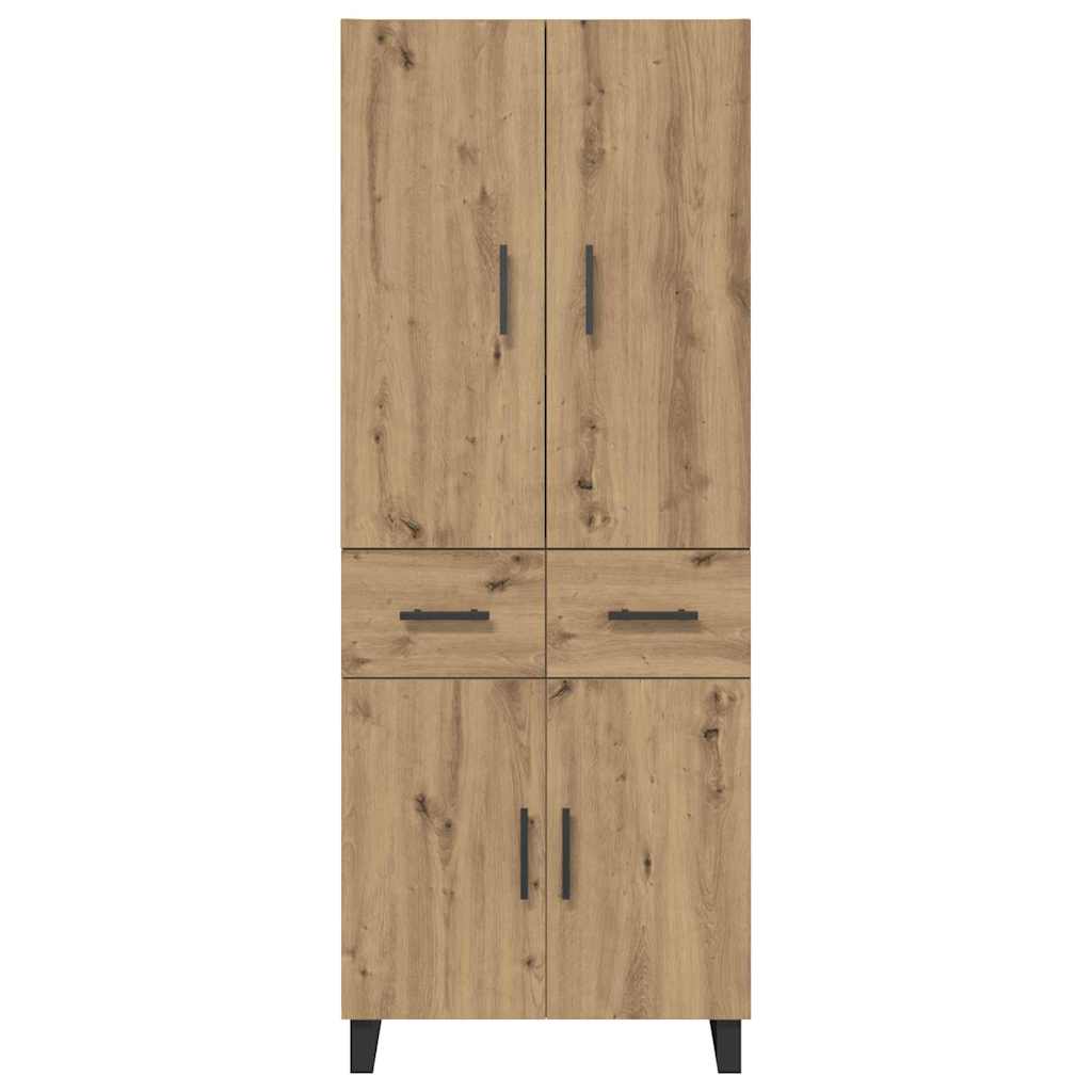 Highboard 2 pcs Artisan Egetræ 69,5 x 34 x 180 cm
