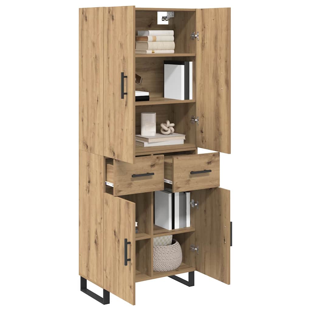 Highboard 2 pcs Artisan Egetræ 69,5 x 34 x 180 cm