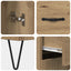 Highboard 2 pcs Artisan Egetræ 69,5 x 34 x 180 cm