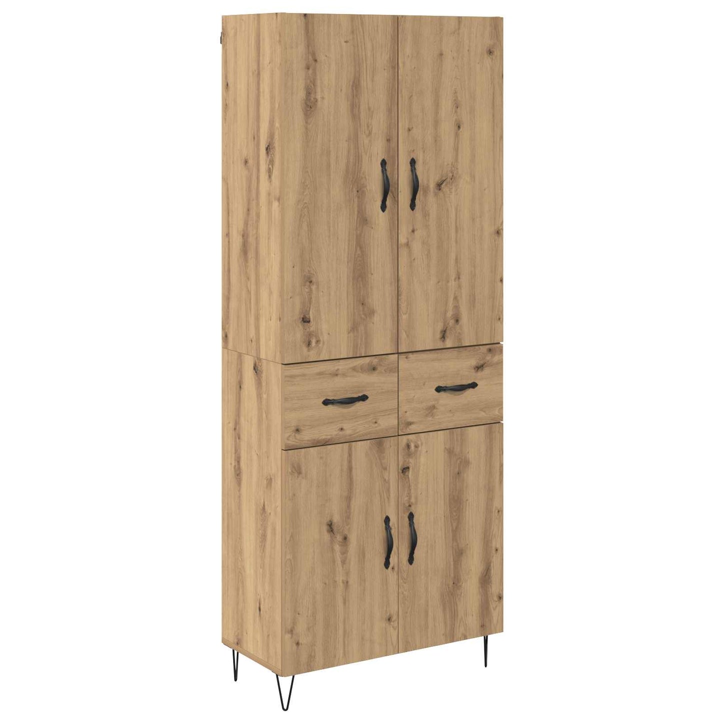 Highboard 2 pcs Artisan Egetræ 69,5 x 34 x 180 cm