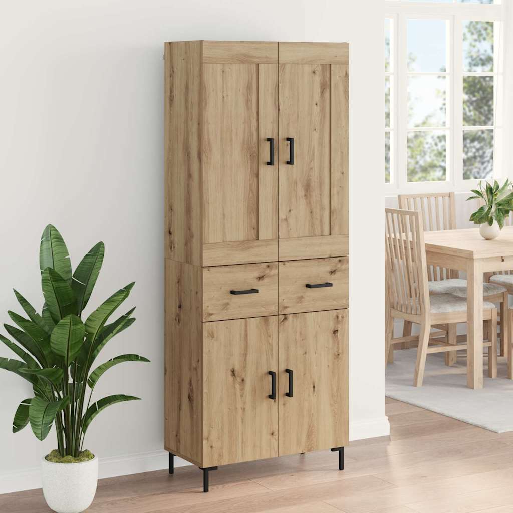 Highboard 2 stk. Artisan Egetræ 69,5 x 34 x 180 cm