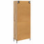 Highboard Artisan Egetræ 69,5 x 34 x 180 cm Konstrueret træ