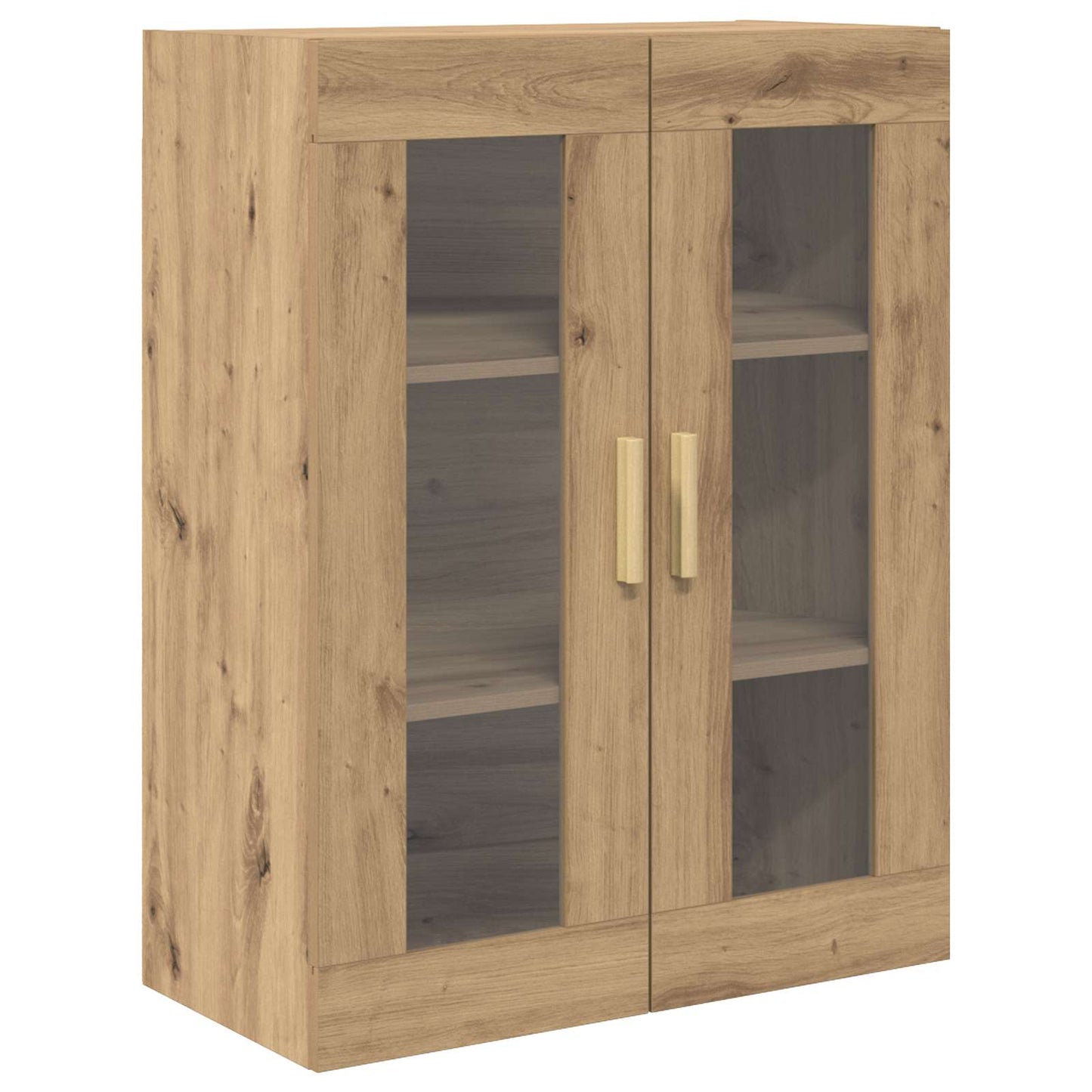 Highboard Artisan Egetræ 69,5 x 34 x 180 cm Konstrueret træ