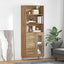 Highboard Artisan Egetræ 69,5 x 34 x 180 cm Konstrueret træ
