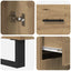 Highboard 2 pcs Artisan Egetræ 69,5 x 34 x 180 cm