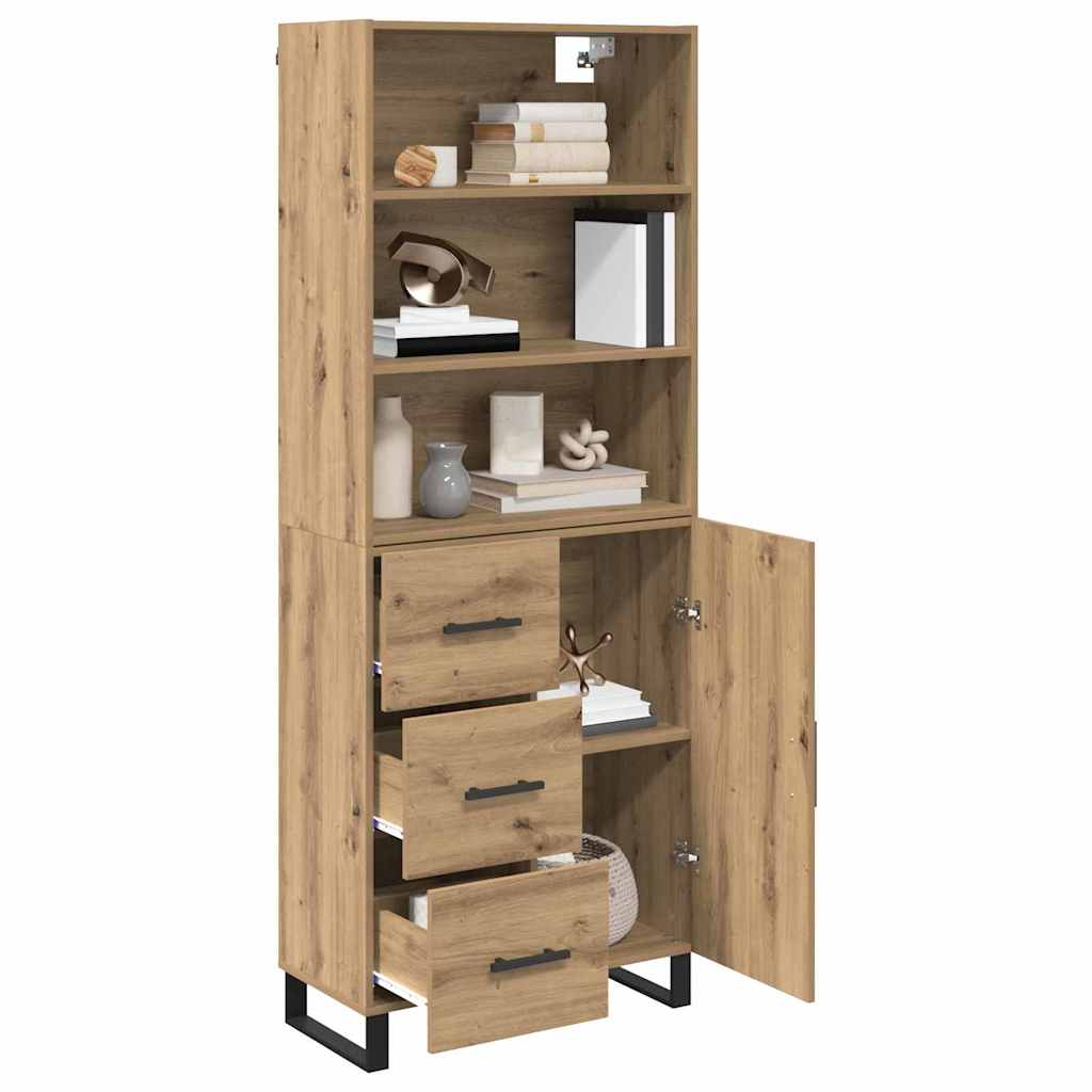 Highboard 2 pcs Artisan Egetræ 69,5 x 34 x 180 cm
