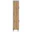 Highboard Artisan Egetræ 69,5 x 34 x 180 cm Konstrueret træ
