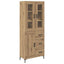 Highboard 2 pcs Artisan Egetræ 69,5 x 34 x 180 cm