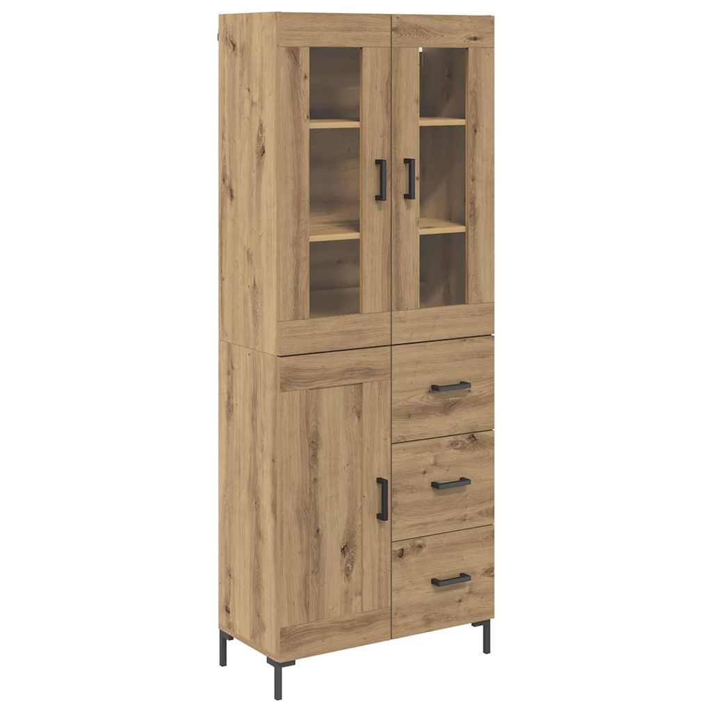 Highboard 2 pcs Artisan Egetræ 69,5 x 34 x 180 cm