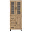 Highboard 2 pcs Artisan Egetræ 69,5 x 34 x 180 cm