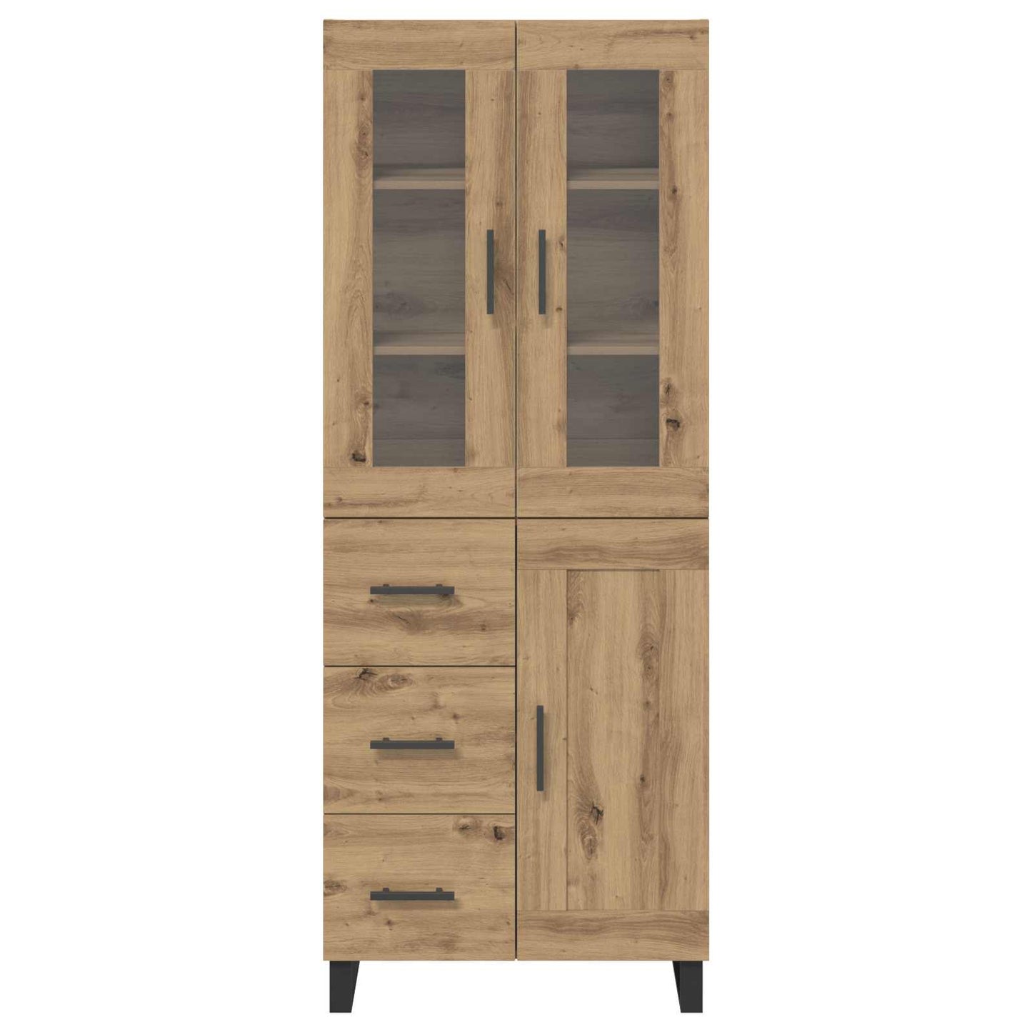 Highboard 2 pcs Artisan Egetræ 69,5 x 34 x 180 cm