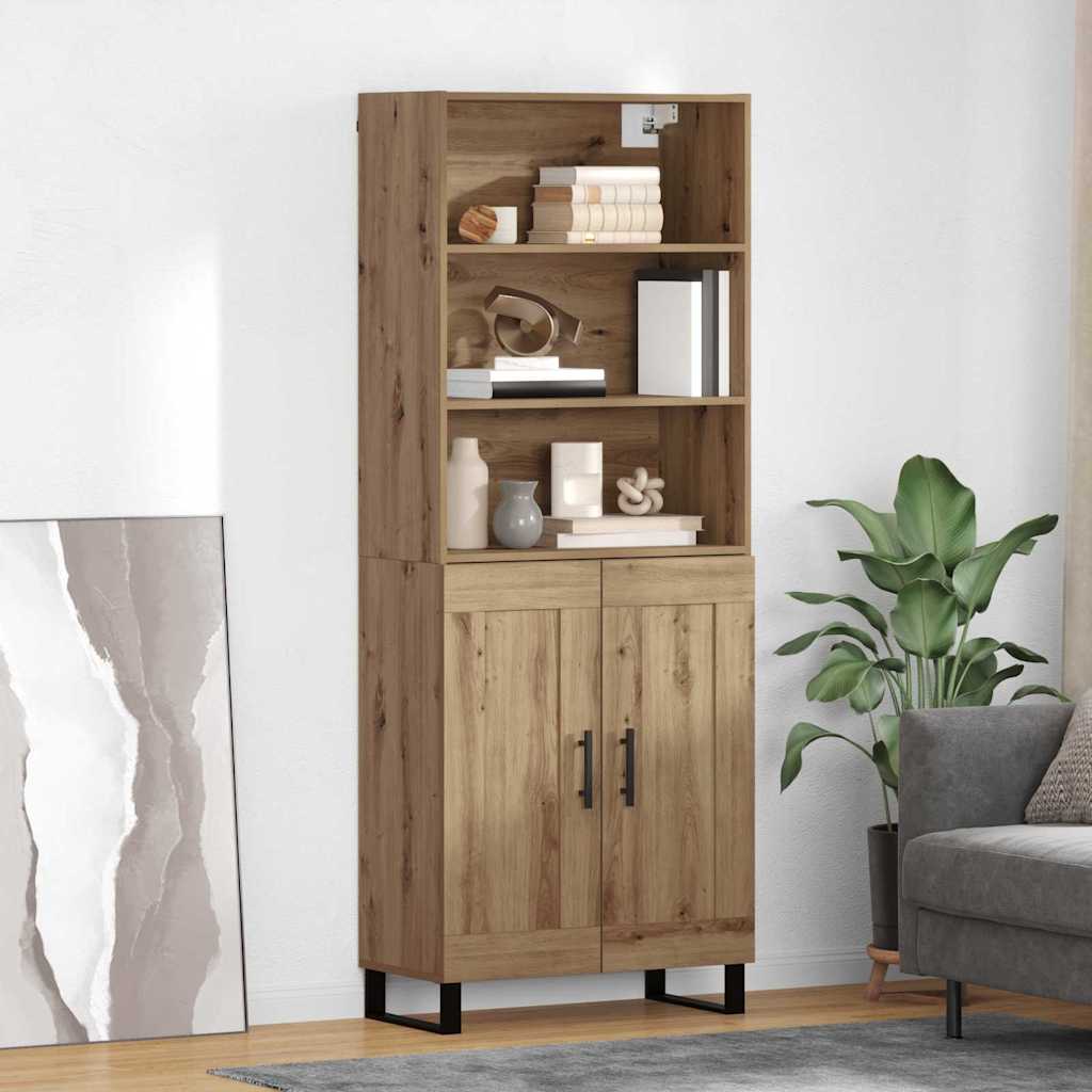 Highboard 2 pcs Artisan Egetræ 69,5 x 34 x 180 cm