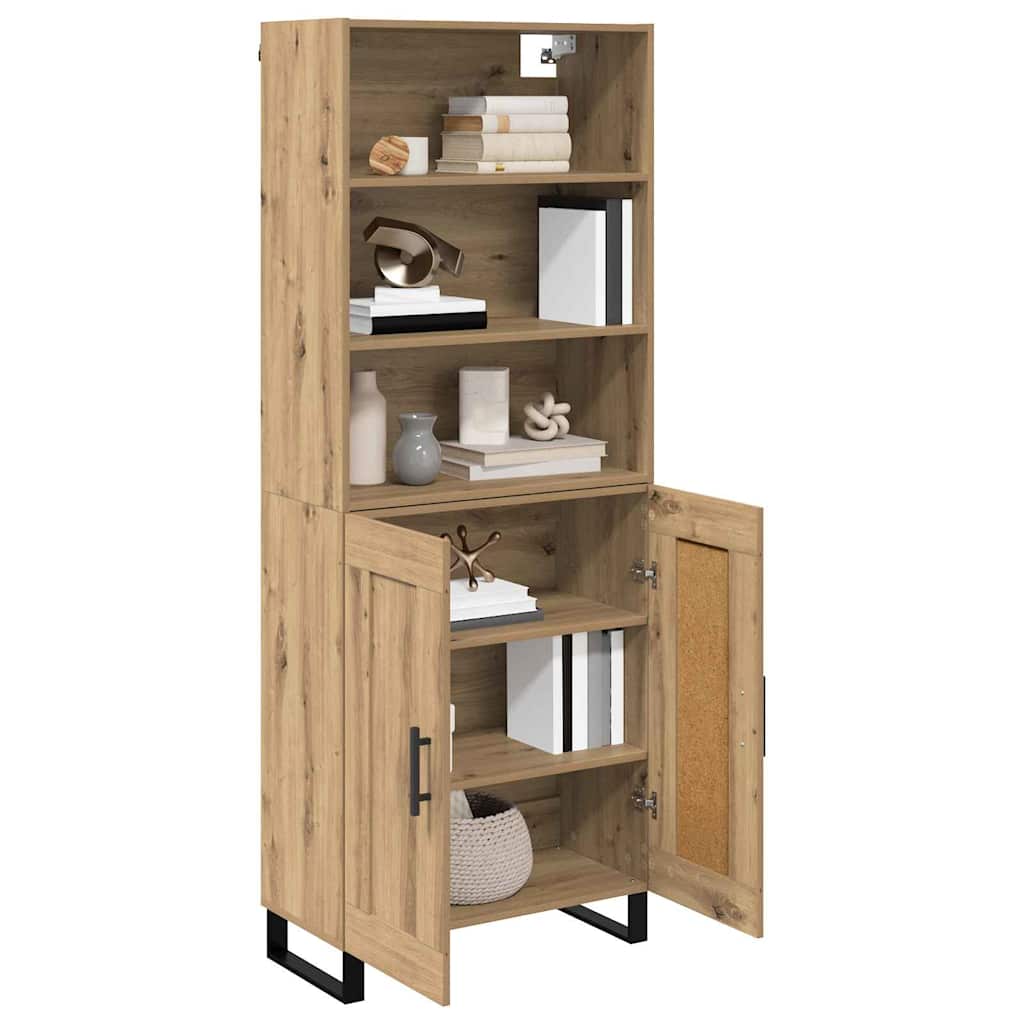 Highboard 2 pcs Artisan Egetræ 69,5 x 34 x 180 cm