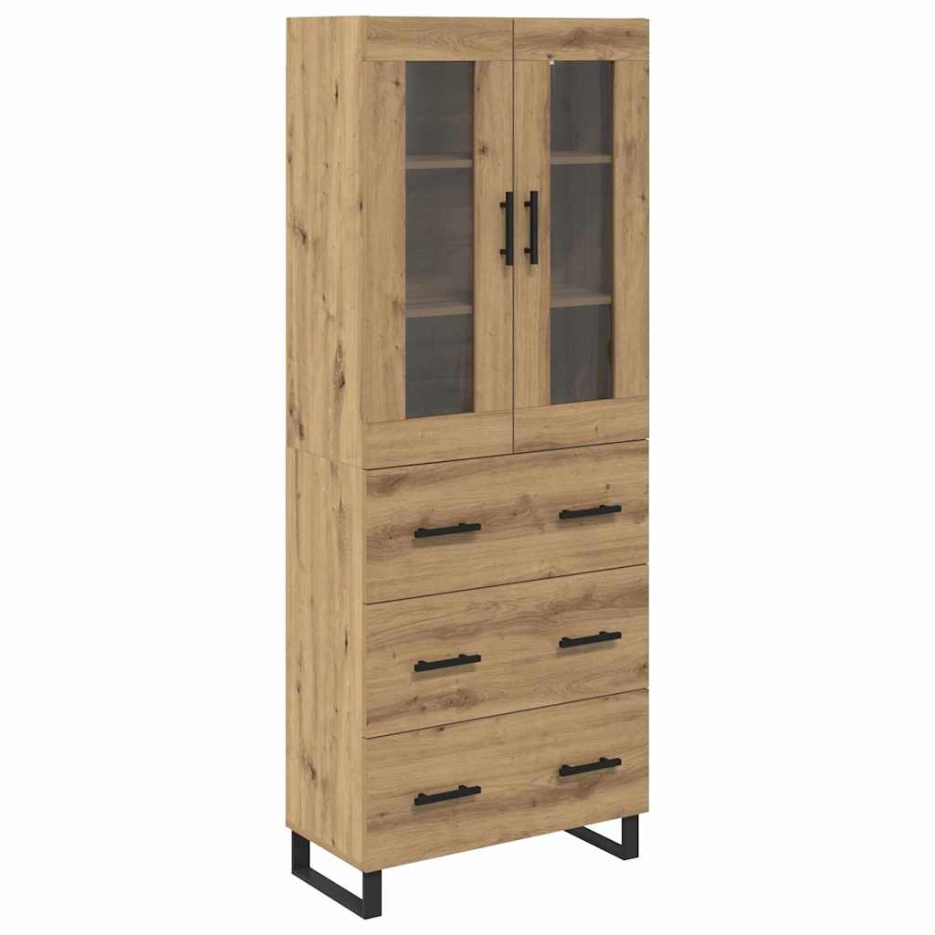 Highboard 2 pcs Artisan Egetræ 69,5 x 34 x 180 cm