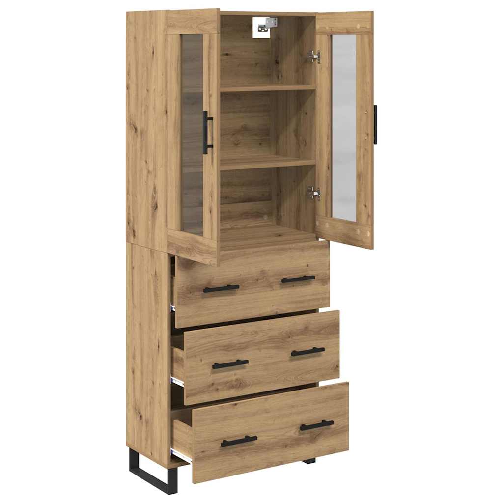 Highboard 2 pcs Artisan Egetræ 69,5 x 34 x 180 cm