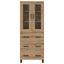 Highboard 2 pcs Artisan Egetræ 69,5 x 34 x 180 cm