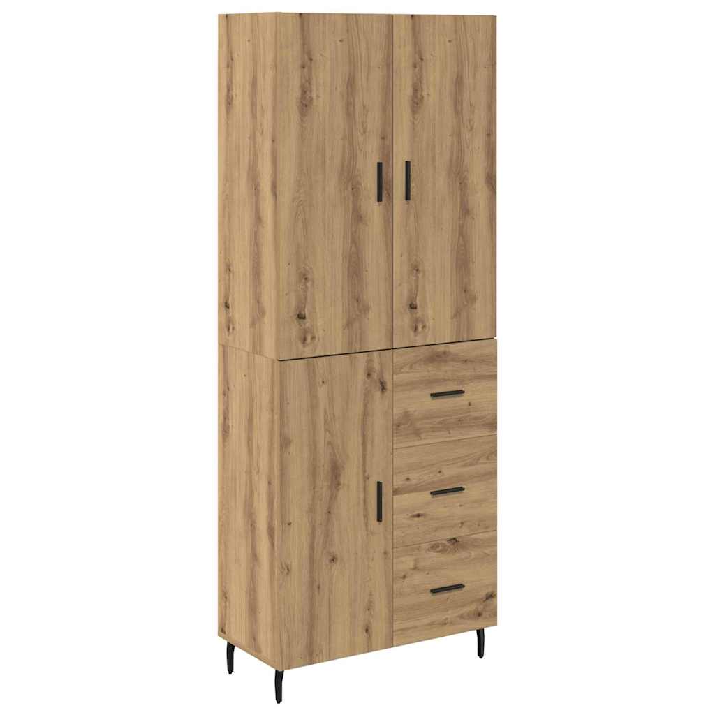Highboard 2 stk. Artisan Egetræ 69,5 x 34 x 180 cm